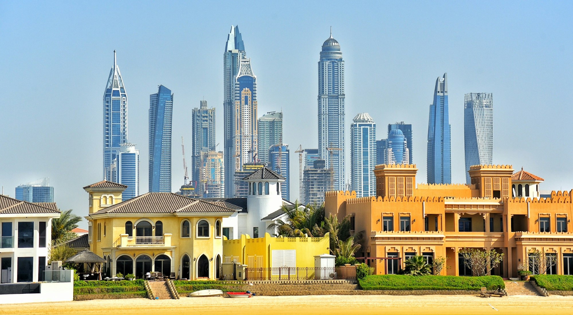 Suburban Dubai Cityscape